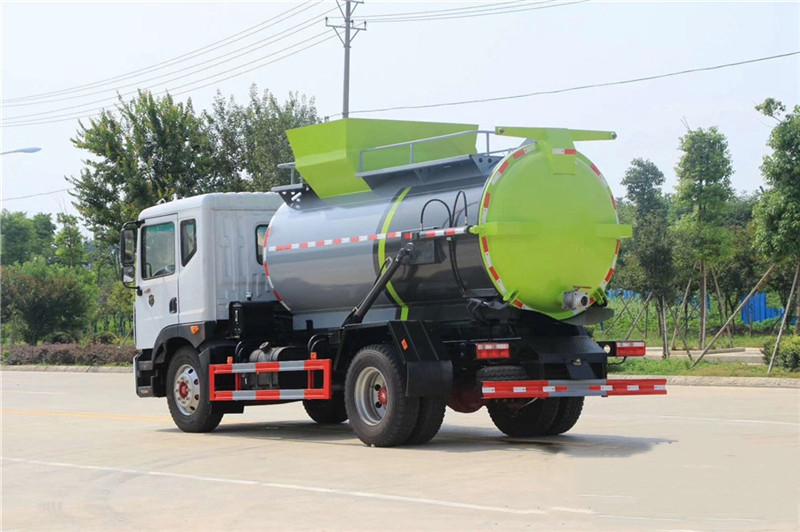 東風(fēng)8.5方餐廚垃圾車(圓罐)